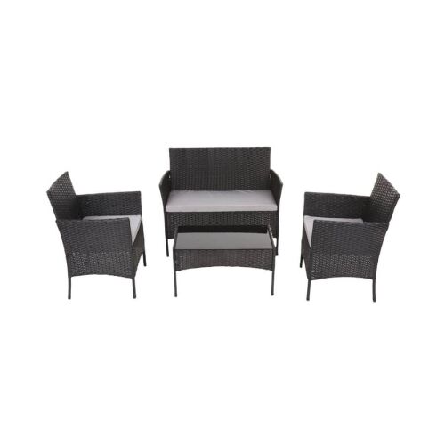 Patio Edwige kerti bútor garnitúra fekete 145516517