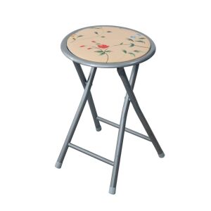 Virágmintás Összecsukható Fém Szék Kertre és Teraszra - Patio