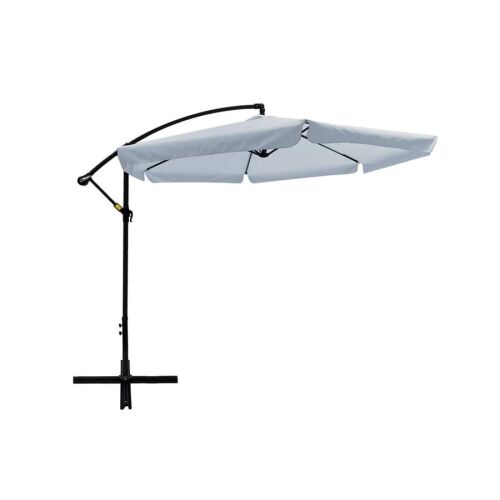 Patio kerti napernyő 3 m szürke