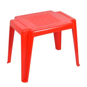 Oler Lolek Piros Műanyag Gyerek Asztal, könnyű és tartós - Oler