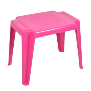 Oler Lolek rózsaszín műanyag gyerek asztal, könnyű és tartós - Oler