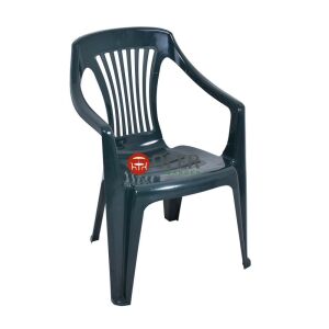 Oler Kert zöld műanyag szék karfával, kültéri ülőalkalmatosság - Oler