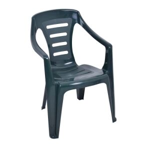 Oler Onyks zöld kerti szék, tartós műanyag karosszék kültéri üléshez - Oler