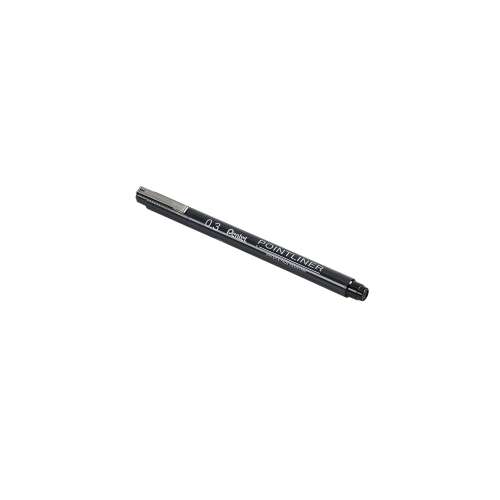 Pointliner ac de pâslă 0,3mm, s20p-3a pentel negru 41268287
