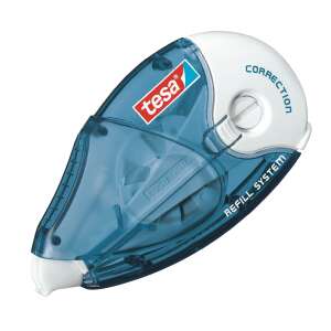 Tesa Correction Tape Roller, 4.2mm x 14m, Refillable, Blue - ICO