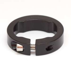 Čierna LOCK-ON svorka riadidiel - Rukoväte riadidiel na bicykle