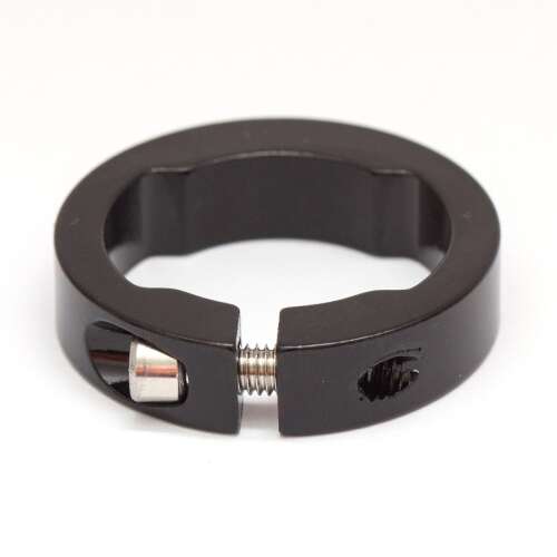 Black LOCK-ON handlebar clamp