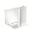 Open Esselte A4 White 4-Ring Binder, D-Ring Mechanism