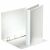 Esselte A4 White Panorama Ring Binder with 4 D-Rings, 4cm spine
