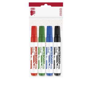 Marker pentru tablă 1-4mm, vârf tăiat, ico 12xxl whiteboard, 4 culori 45356890 Markere whiteboard