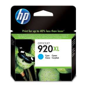 HP 920XL Cyan Ink Cartridge - Original OfficeJet Printer Ink - Printer supply