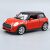 Welly Mini Hatch piros fém modell autó elülső nézet