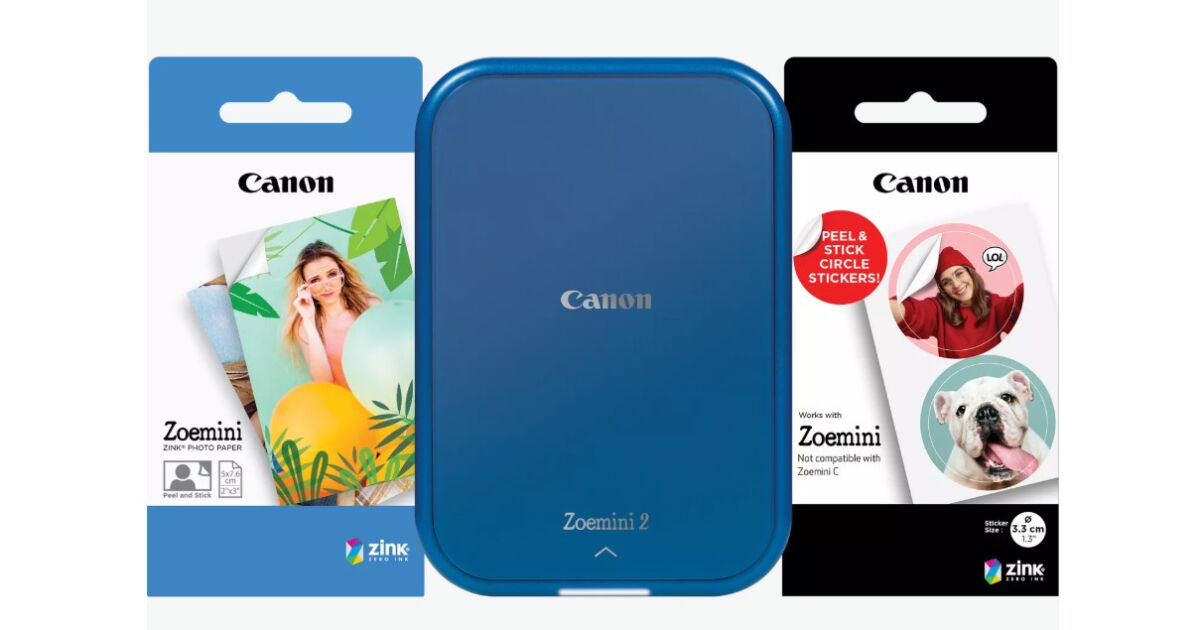 HOT Zink Photo Paper Zoemini Photo Printer Canon ZOEMINI