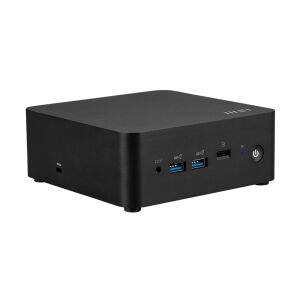 MSI Cubi NUC 1M-250BEU mini PC, widok z przodu pod kątem - Barebone PC