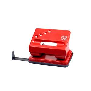 Gauritor de hârtie Sax 408 roșu pentru 30 de coli - Perforatori de hârtii