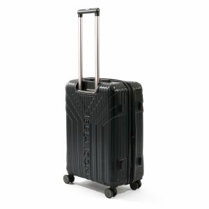 Valiză Ella Icon Arrow Negru, 66x42x28 cm, vedere laterală - Nonbrand Valize