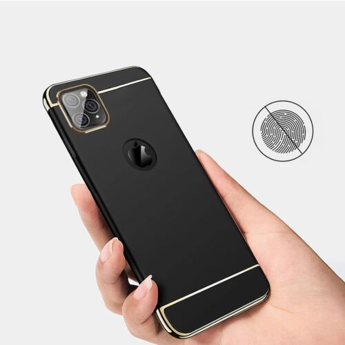 Fekete iPhone 11 Pro Max tok, Elegance Luxury 3in1 telefontok - Műszaki cikk és elektronika