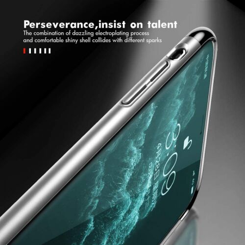 Ezüst iPhone 11 tok, Elegance Luxury 3in1, vékony és könnyű, véd a por, ütések és nedvesség ellen - Telefon