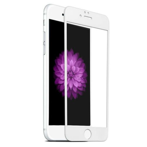 3D üvegfólia Apple iPhone 7/8, színes szélű fehér 124481693 