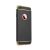 Fekete iPhone 7 Plus tok arany szegéllyel, MyStyle Elegance Luxury 3in1, az oldalát mutatja