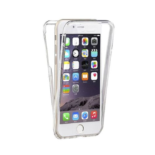 Átlátszó szilikon tok iPhone 7 / 8-hoz, 360 fokos védelem 
