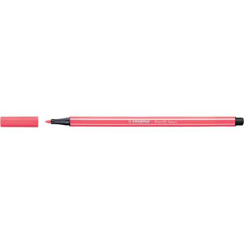 Stabilo Pen 68 neon pink highlighter, 1mm line width