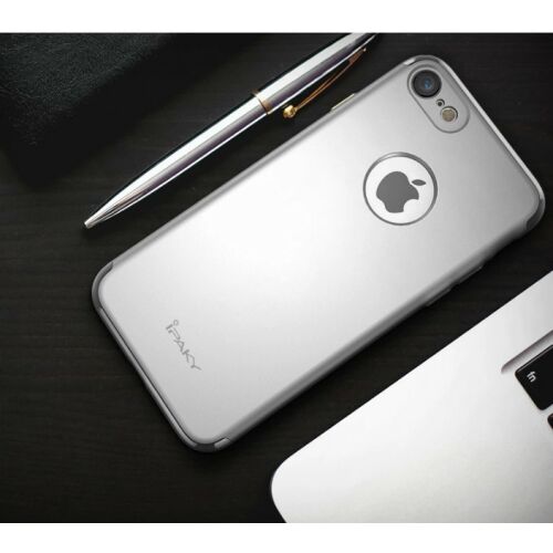 IPAKY Office Style Full Protection Hibrid tok iPhone 7-hez ezüst színben - Telefontok