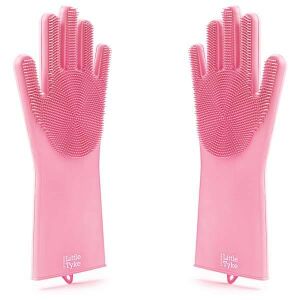 Manusi Magice, Little Tyke, din Silicon Ecologic, Roz 124495270 - Mănuși de cauciuc