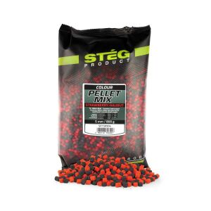 Stég pellett mix 800g 5mm eper-halibut 125364904 - Etetőanyag