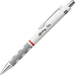 Rotring Tikky III golyóstoll, fehér test, kék tinta - ROtring