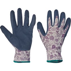 PINTAIL purple dipped work gloves size 7, latex coated nylon gloves - Work gloves