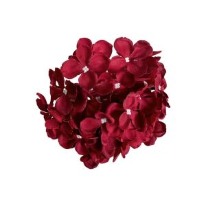 Piros hortenzia fej 20cm