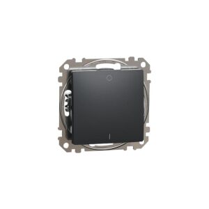 Schneider Sedna Design kétpólusú kapcsoló (102) antracit SDD114102 124506985 - Schneider Villanykapcsoló