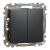 Doppeltaster, schwarzes Anthrazit, Sedna Design und Elements SDD114118 124506990