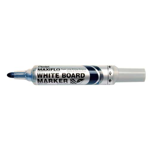 Pentel Maxiflo Whiteboard-Marker, Blau, 2,5 mm abgeschrägte Spitze