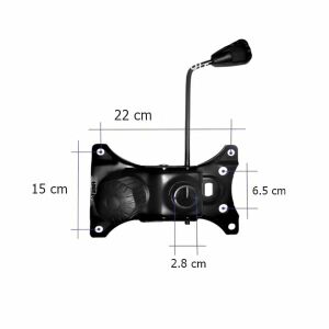 Metalowa płytka balansowa do mechanizmu fotela dyrektorskiego, 22 cm x 15 cm 124535986 - Akcesoria do krzeseł biurowych