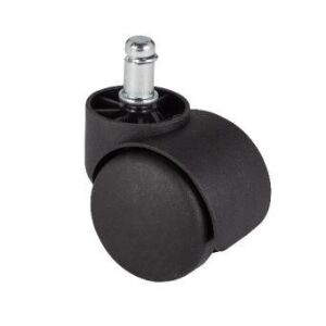 Uniwersalne kółko do krzeseł biurowych, Ø11 mm, twarde PVC 130281329 - Kółka do krzeseł biurowych