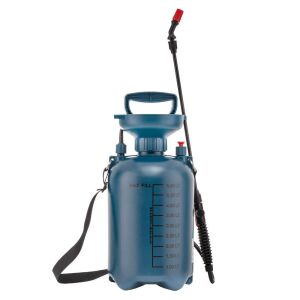Pulverizator manual Hyundai HYD-5LM de 5 litri, albastru și negru, cu duză reglabilă și curea de umăr - Hyundai