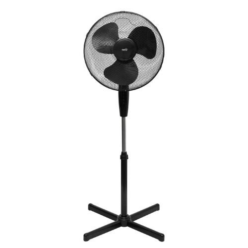 Home SF40BK Ventilátor, 45 W, 40 cm lapátátmérő, 3 sebesség, oszcilláció, állítható fejszög, fekete szín