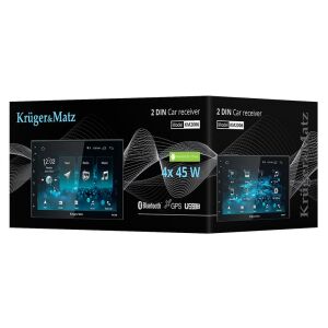 Krüger&Matz KM2206 2 DIN Receptor auto cu putere 4x45W, Bluetooth, GPS, USB - Electronica auto