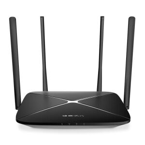 Router Mercusys AC1200 Dual Band Wi-Fi, 4 antene, porturi Gigabit - Routere Wi-Fi, adaptoare