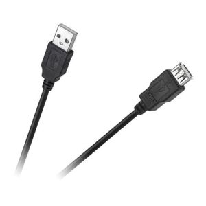 Cablu prelungitor USB de 3 metri, Cabletech Eco-line, negru - Cabluri de date