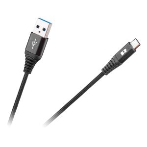 Cablu USB-C la USB Rebel, 200 cm, negru - Cabluri de date