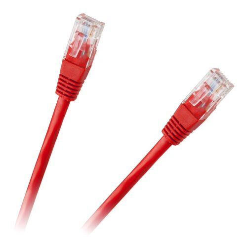 Patchcord UTP Cat 6E, Rosu 1m - Cablu de mare viteza 124968849