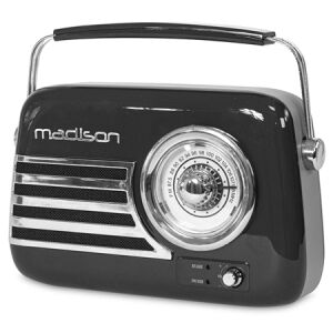 Radio Portabil Nostalgia Bluetooth 15w - Negru 124870953 - Radiouri