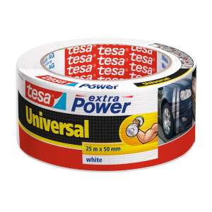 Bandă adezivă tesa Extra Power Universal albă, 50mm x 25m - Tesa Benzi adezive