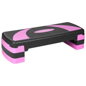 Stepper Fitness 3 Nivele Gri Violet pentru Antrenamente Aerobic - Bănci step