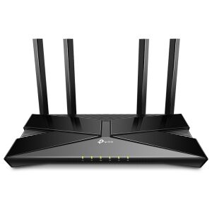 Router TP-Link Archer AX23 Wi-Fi 6, negru, vedere din față - Routere Wi-Fi, adaptoare