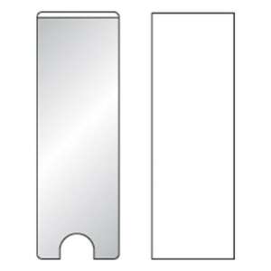 Címketartó zseb, 25x75 mm, öntapadó, 3L - 12 db/csom