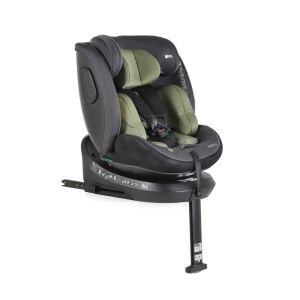 Cangaroo Hoku I-Size 360°-ban forgatható ISOFIX gyermekülés, SIP oldalvédelemmel, olajzöld - Moni